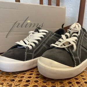 NWT Suede Sneakers Plims by n.d.c Gray 38 7.5/8